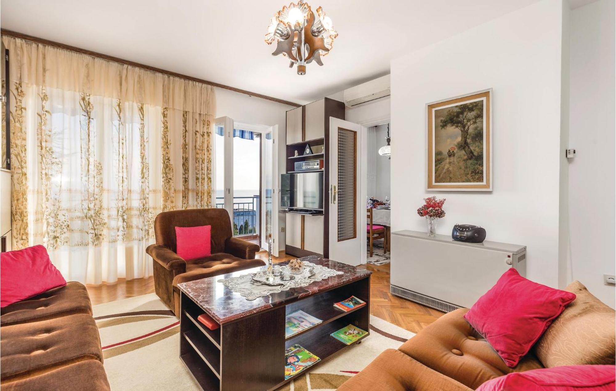 Nice Apartment In Lovran With House Sea View Exteriör bild